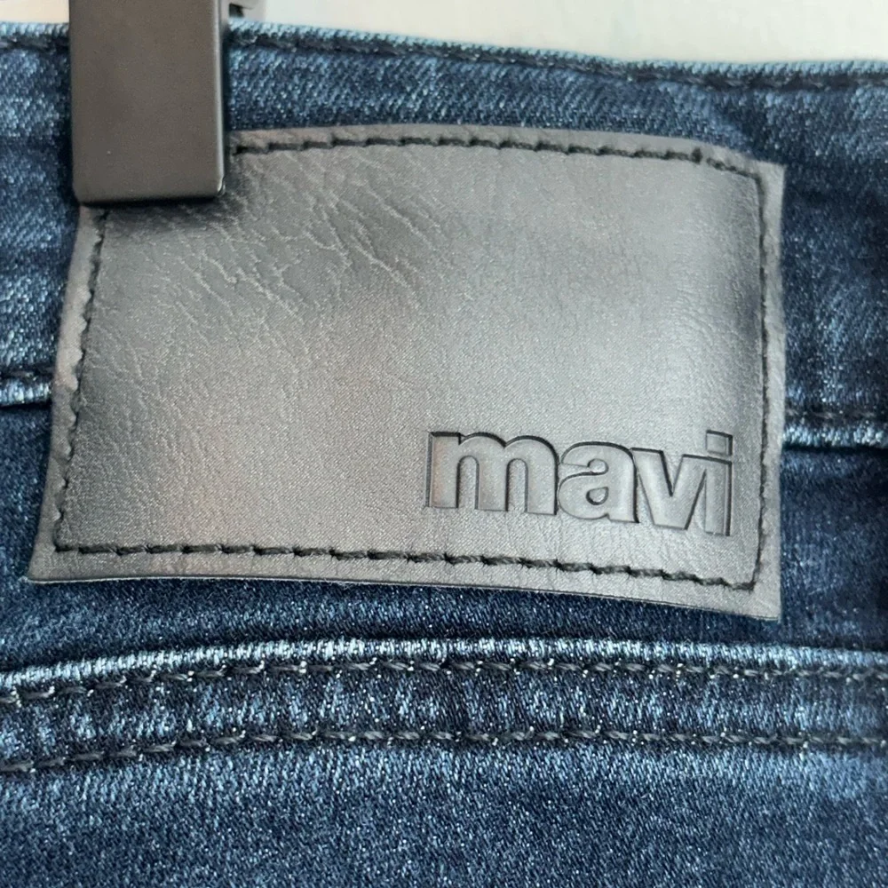 Mavi Mens Jeans 36x30 Blue Marcus‎ Slim Straight Stretch Comfort Whiskered